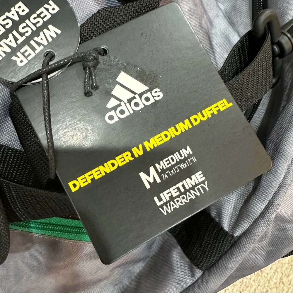 Grey Adidas Duffle Bag